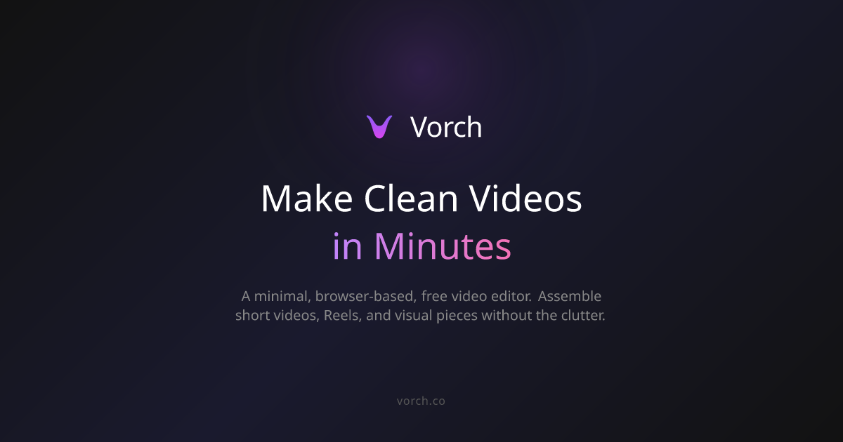 Vorch - Main product screenshot demonstrating key features and user interface