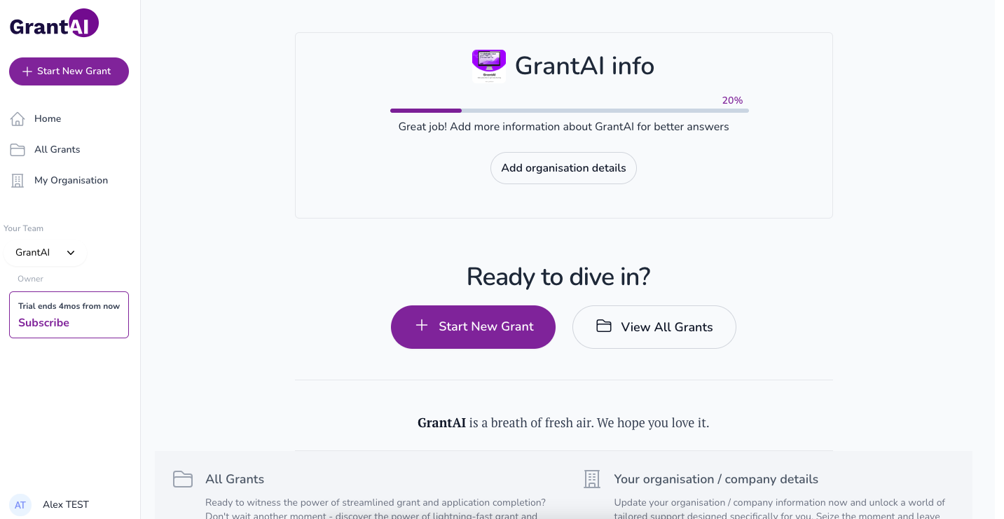 ยินยอม - AI Grant Writing Copilot เพื่อช่วยเขียนทุนได้เร็วขึ้น media 2