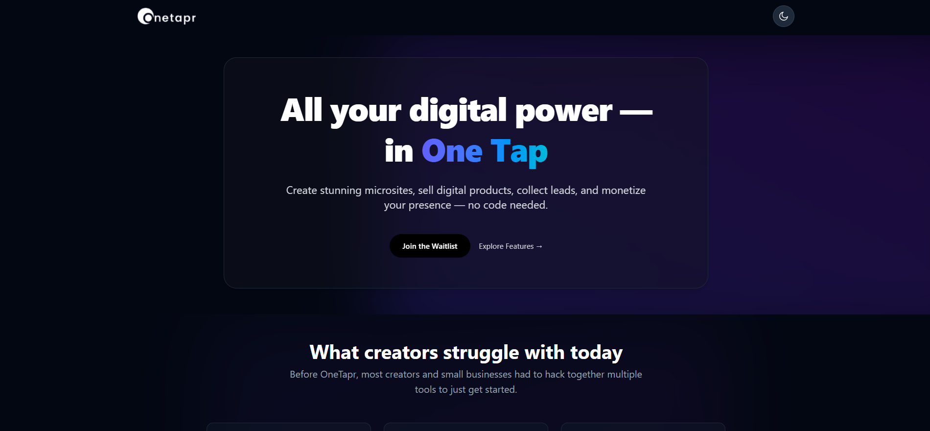 Onitapr - All-in-One Mobile-First-Tool für Schöpfer und Verkäufer Medien 6