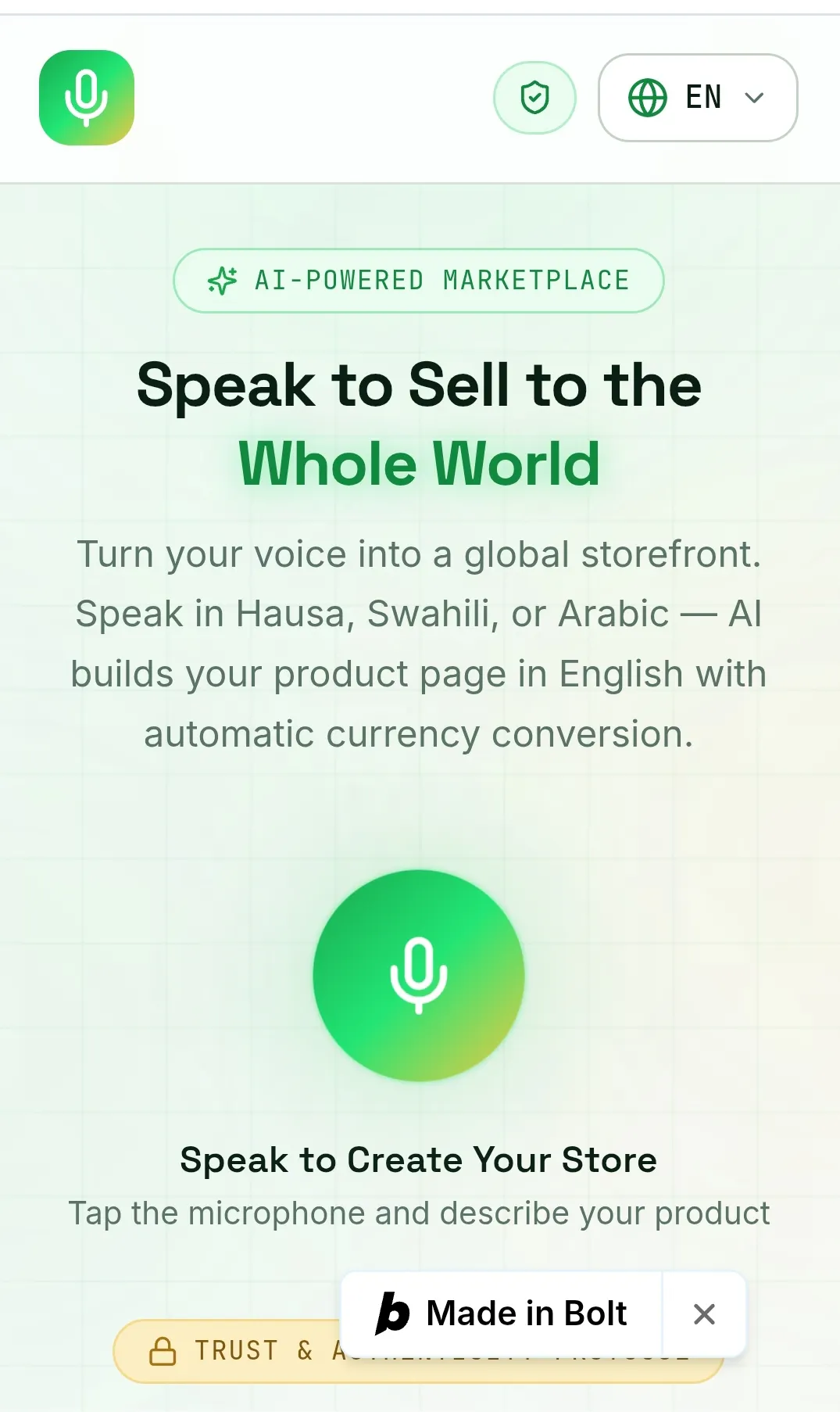 GuardianAI & VoiceBarter AI logo