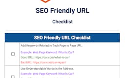 🚀 SEO Friendly URL Checklist media 2