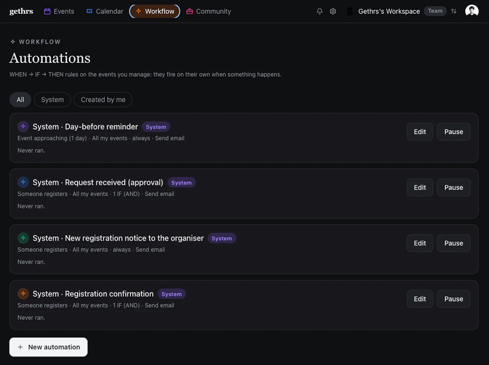 Gethrs screenshot 1