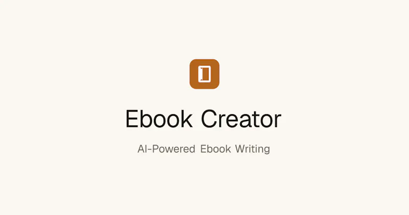 Ebook Creator screenshot 2