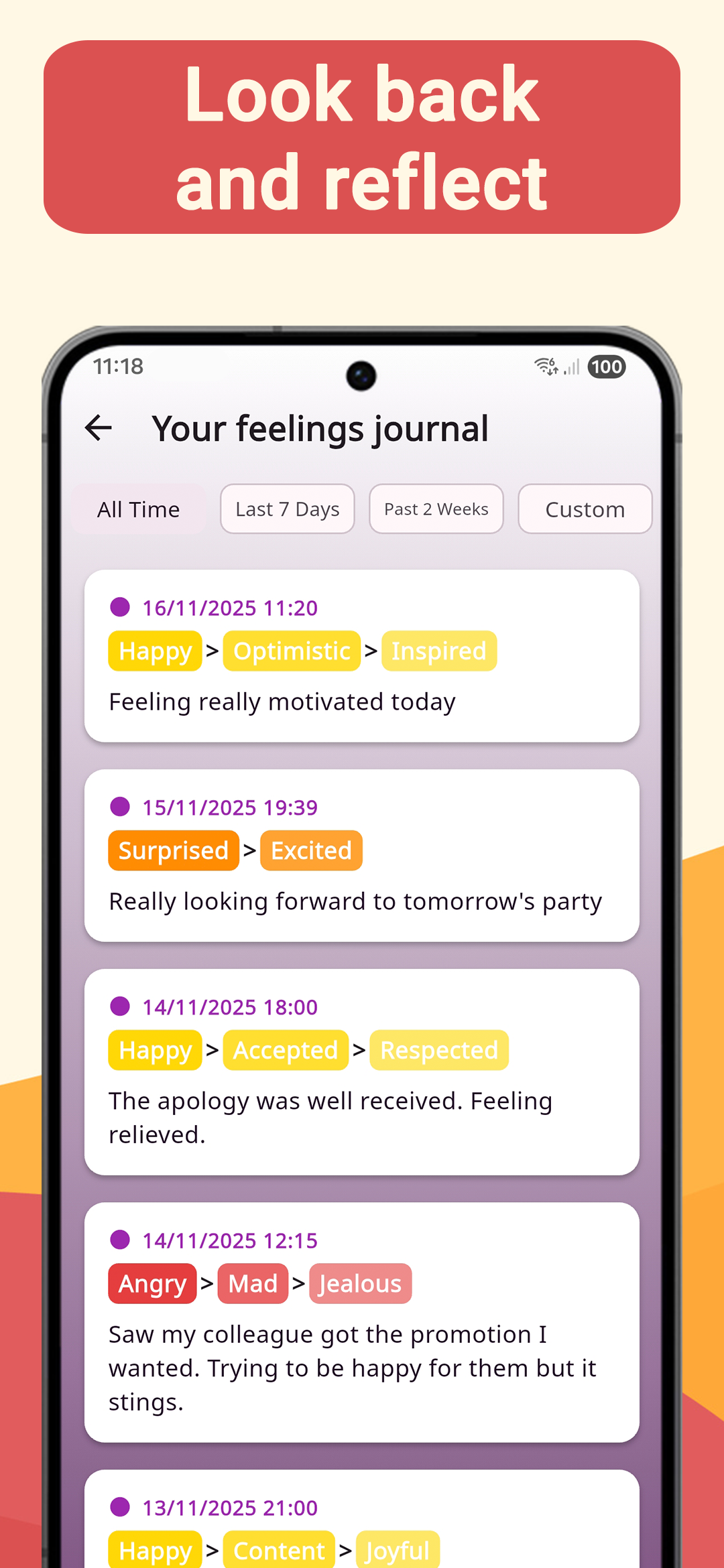 My Feelings Wheel - Screenshot 5 showing product features and functionality