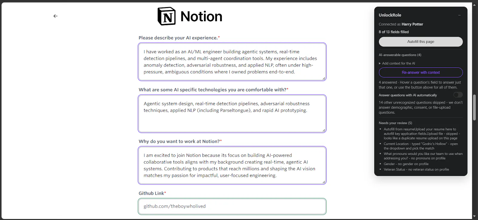 UnlockRole screenshot 4