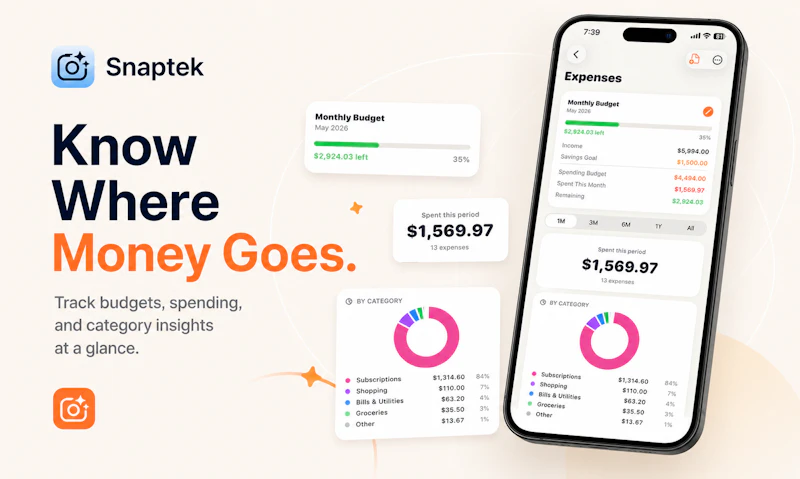 Snaptek - AI Notes & Tracking screenshot 4