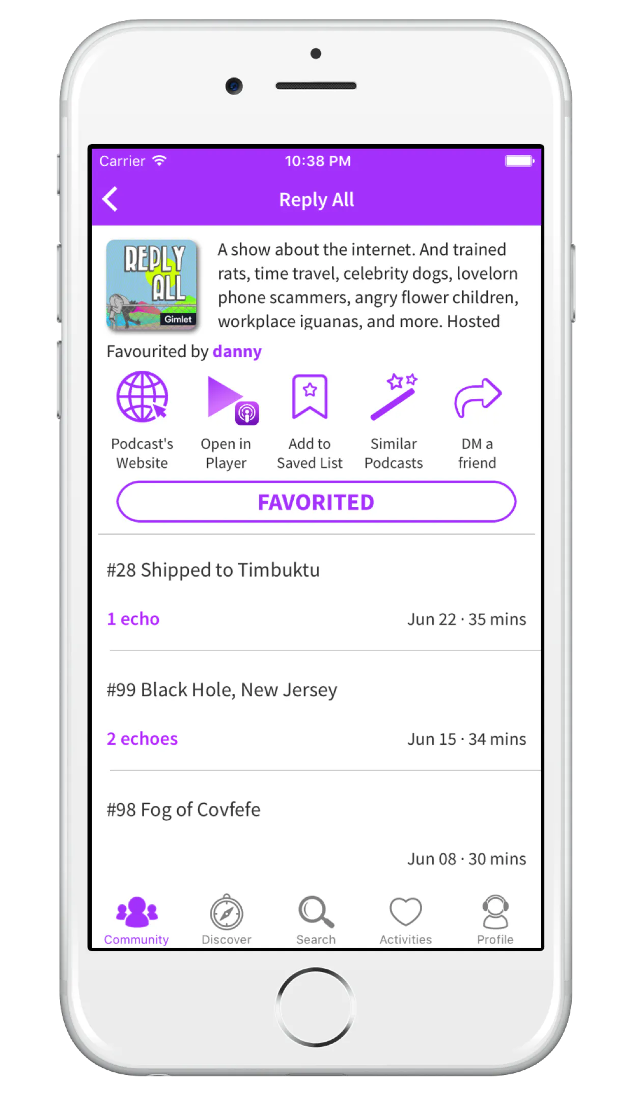 Echo Podcasts Image