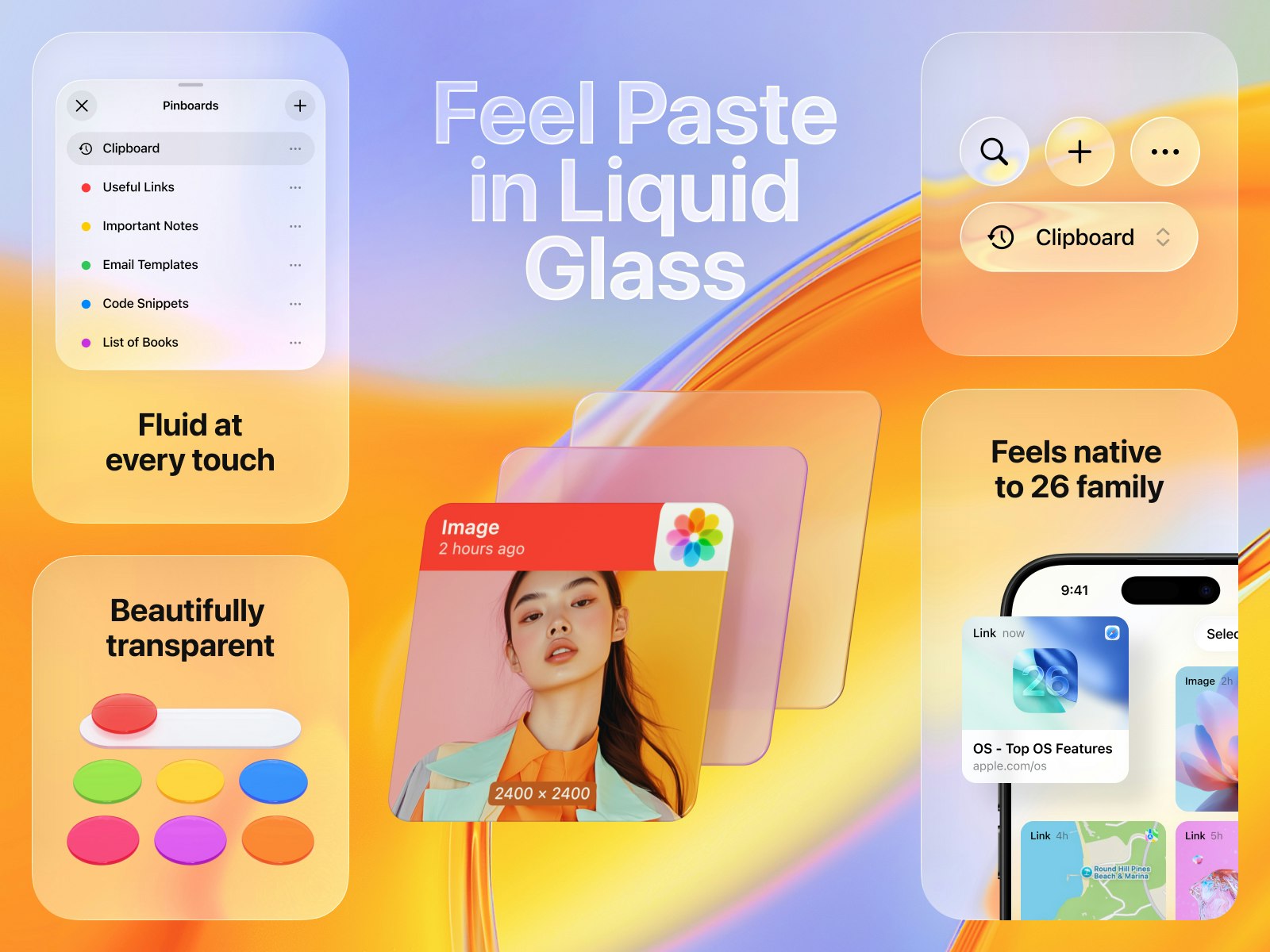 Média Pâte 6 - Votre presse-papiers repensé en verre liquide 1