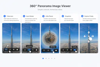 360° Panorama Image Viewer - Extension gallery image