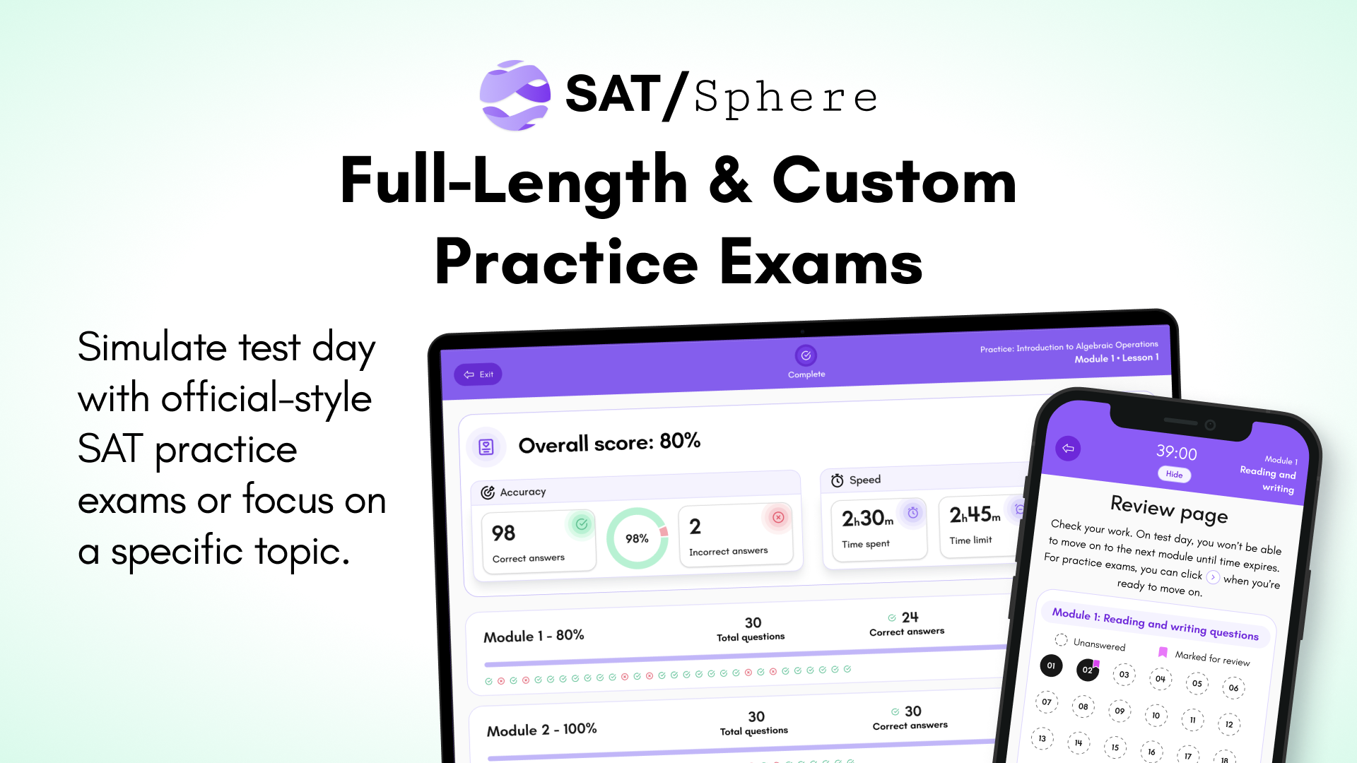 SAT SPHERE - Plataforma de aprendizaje todo en uno para puntajes SAT Top Top media 5