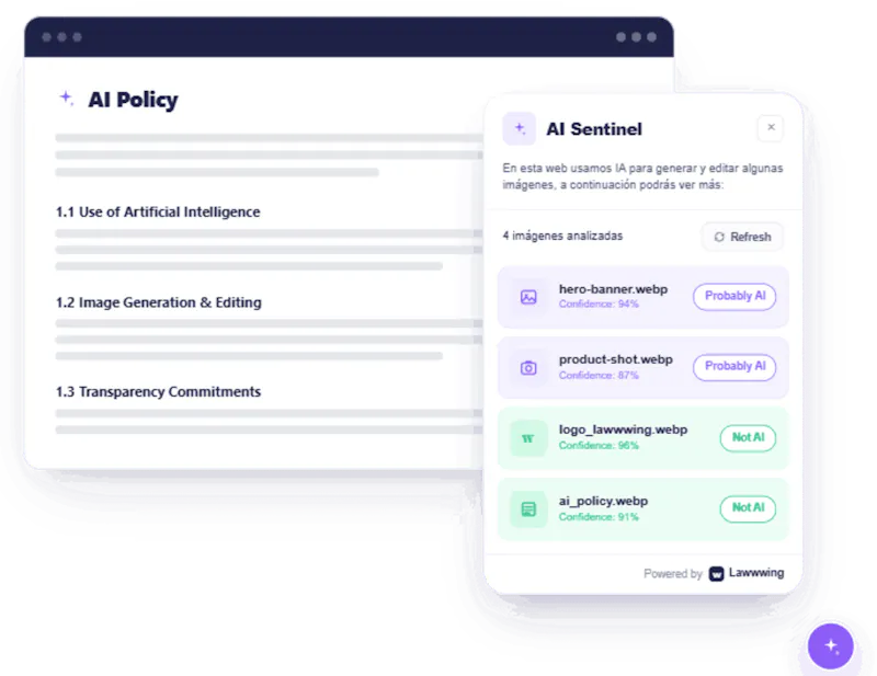 AI Sentinel · AI Act for ecommerce screenshot 2