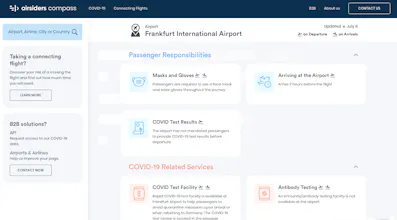COVID-19 Flight Tool gallery image