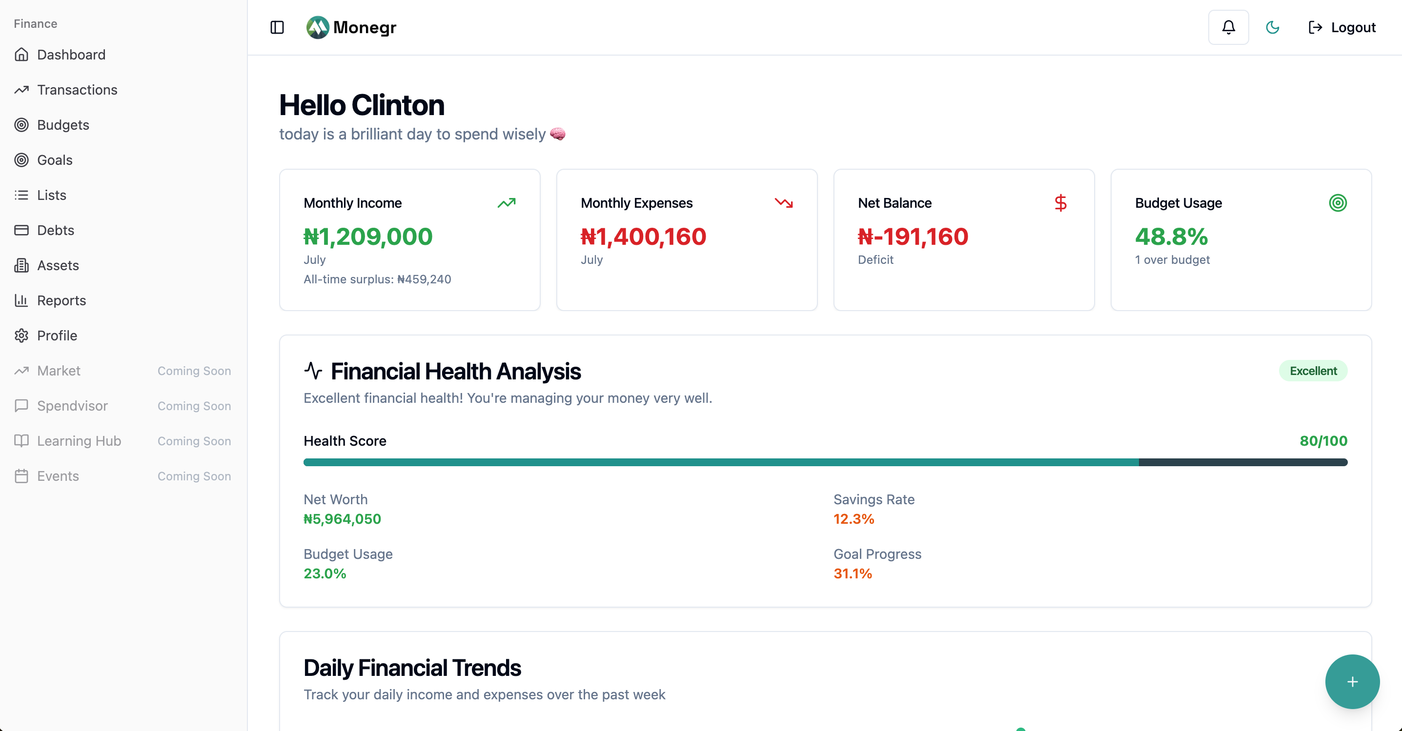 Média Application monegr - Toute votre vie financière 2