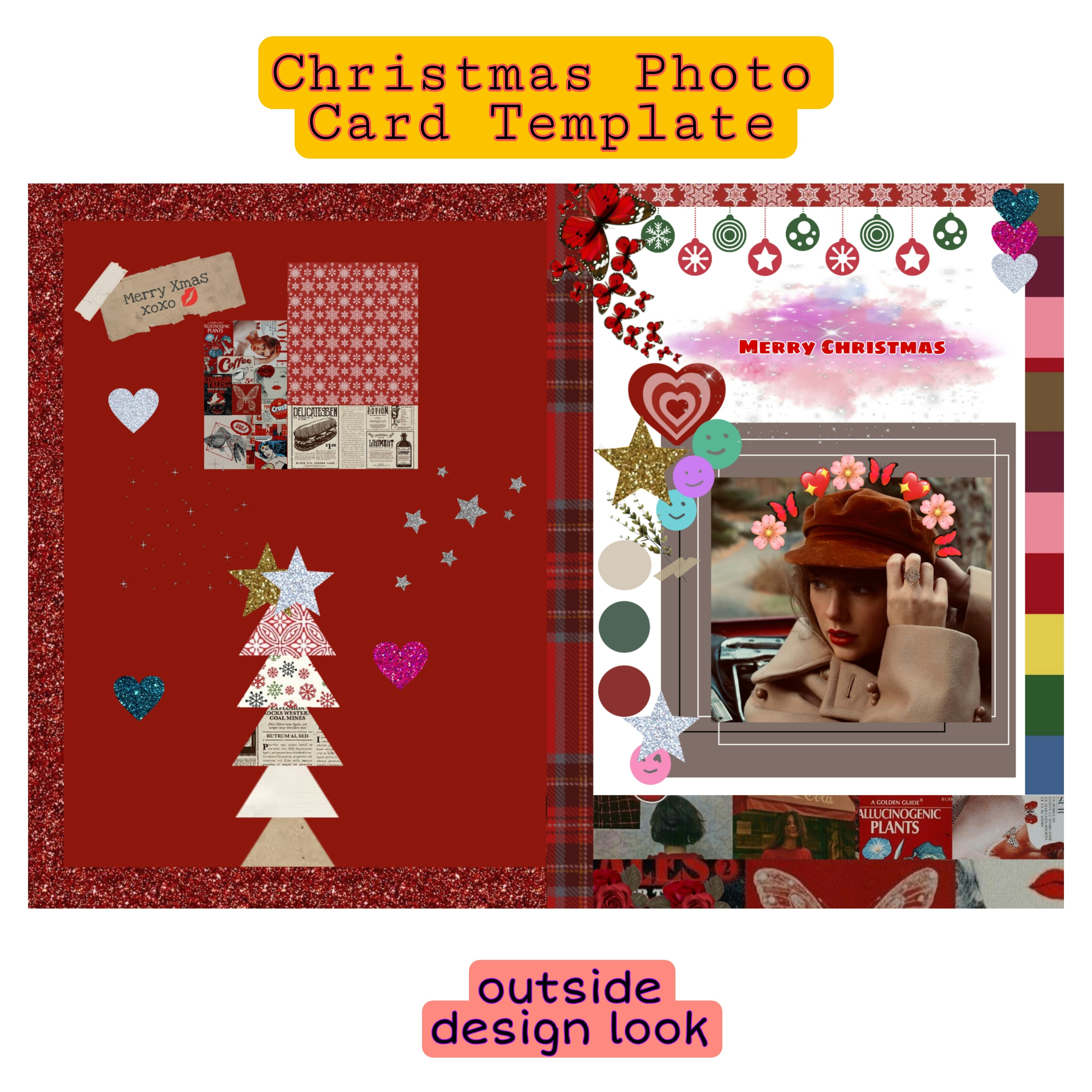 Christmas Photo Card PDF Template  gallery image