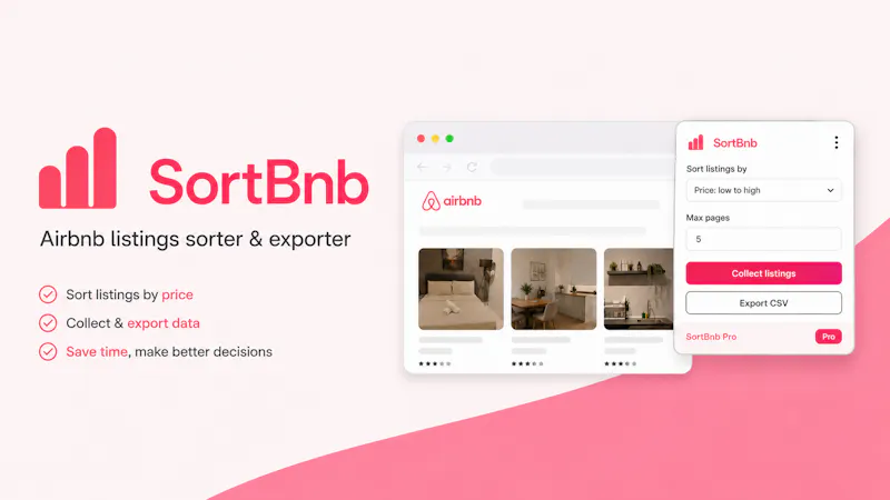 SortBnb screenshot 1