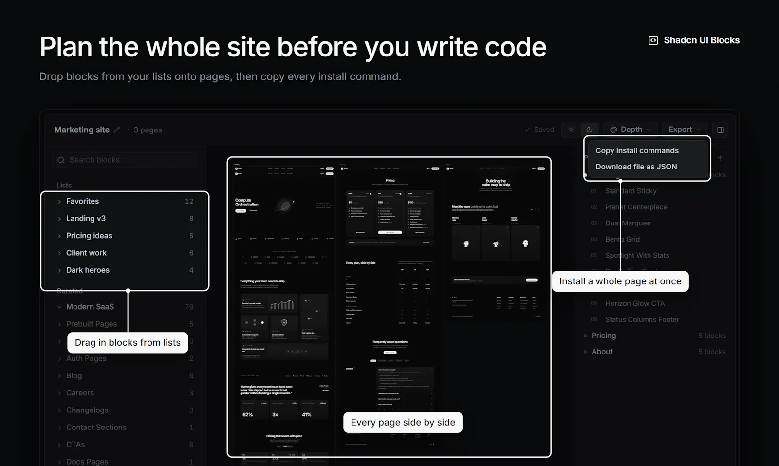 Shadcn UI Blocks 2.0 screenshot 7