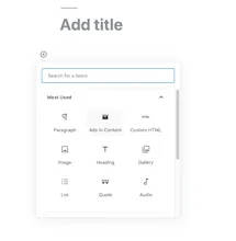 Ads In Content gallery image