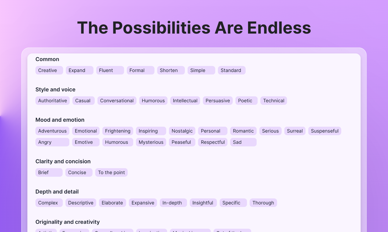 Parafraseo ai - Agregue variedad a su escritura con solo un clic media 4