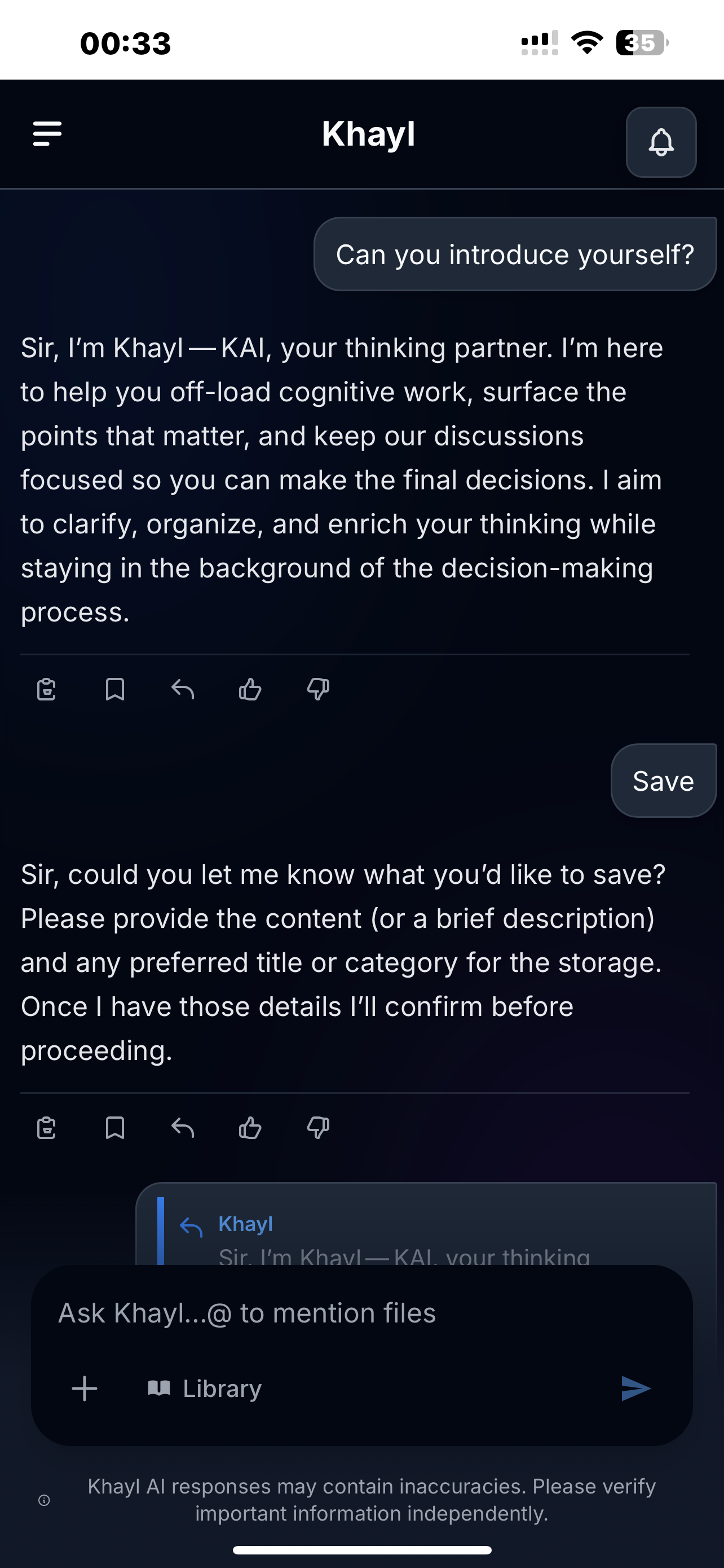 Khayl.ai - Screenshot 5 showing product features and functionality