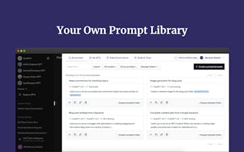 Promptmatic for ChatGPT gallery image