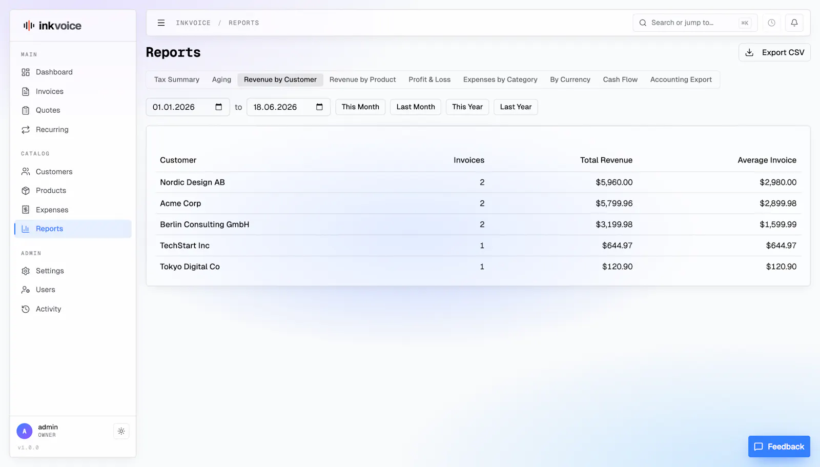 Inkvoice screenshot 5