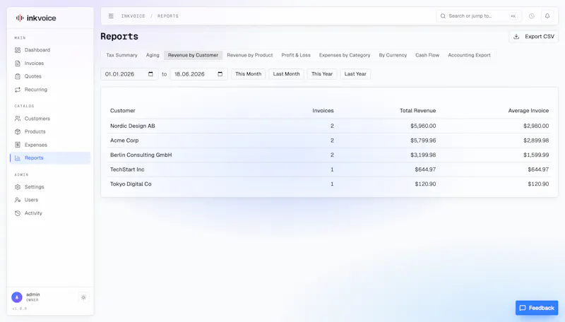 Inkvoice screenshot 5