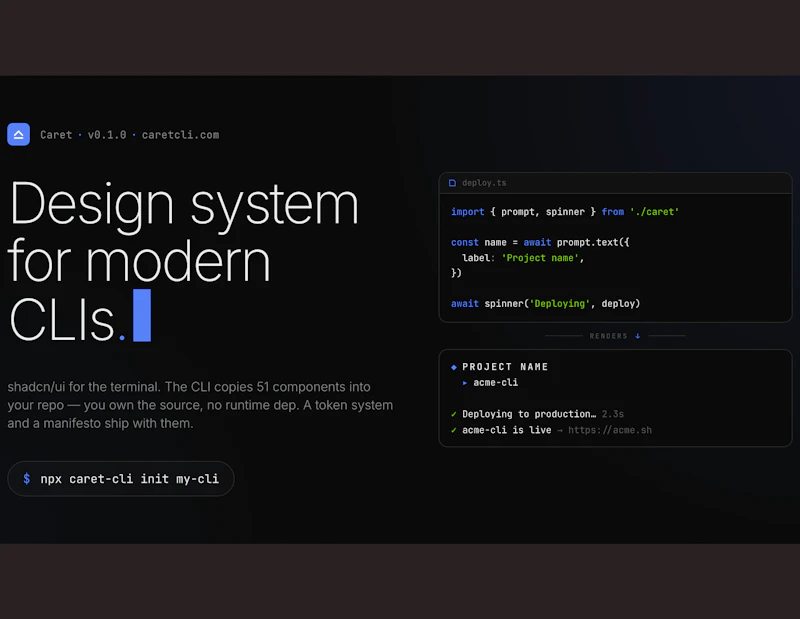 Caret screenshot 1