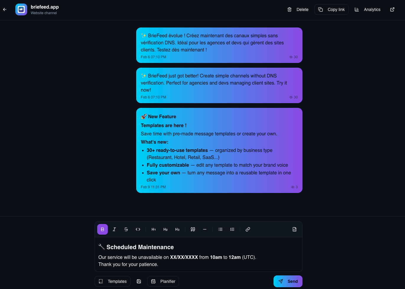 BrieFeed gallery image