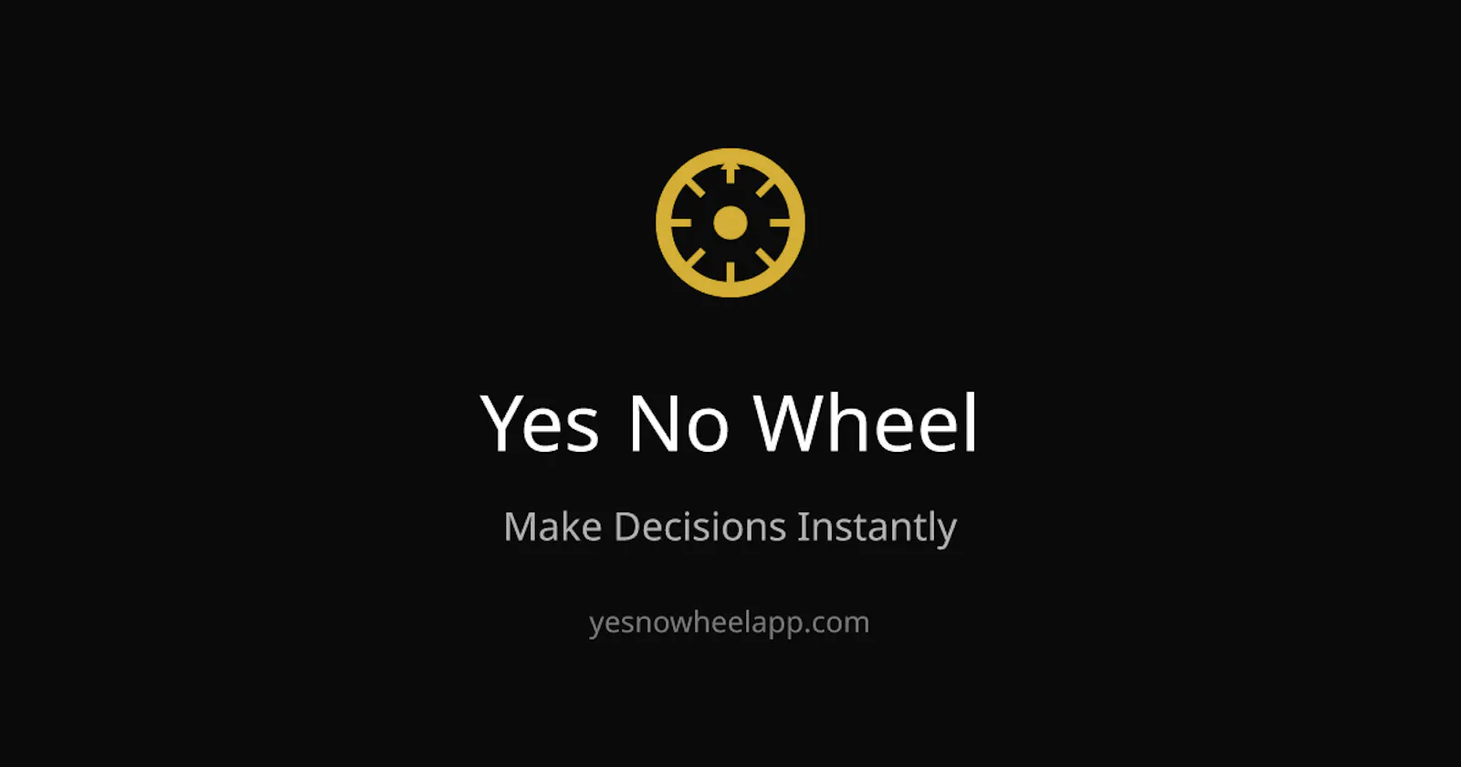 YesNoWheelApp screenshot 1