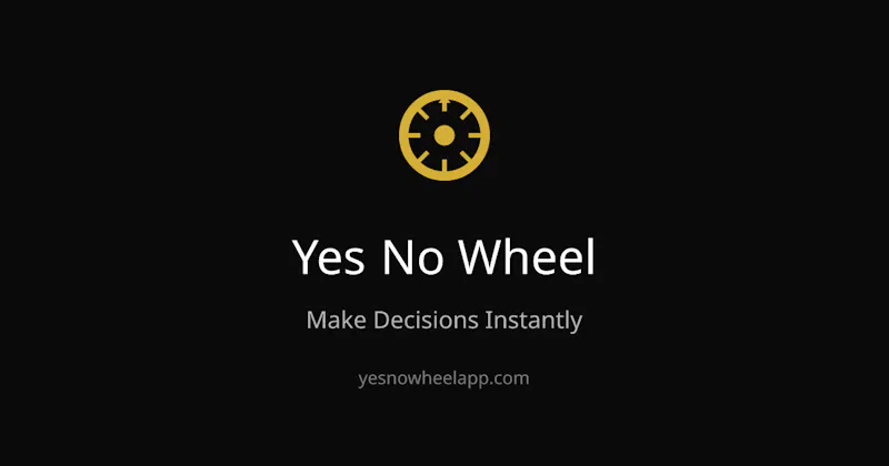 YesNoWheelApp screenshot 1