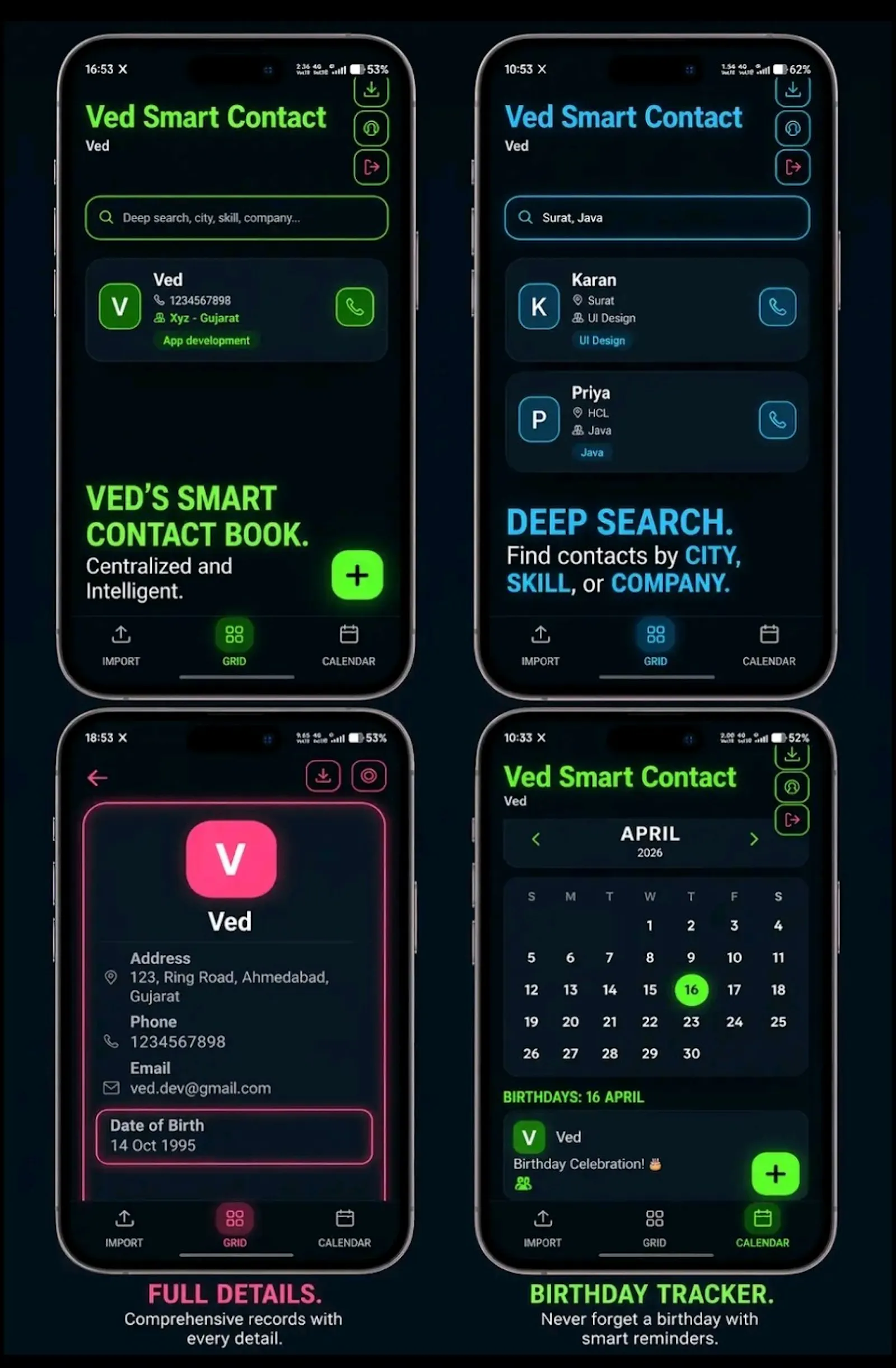 Smart Contact: AI Contact book screenshot 3