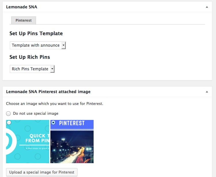Lemonade SNA: Pinterest v 4.0 gallery image