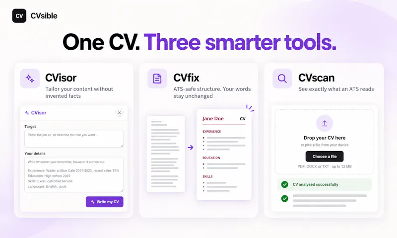 CVsible screenshot 2