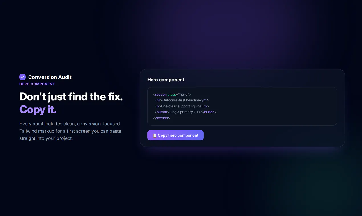 Conversion Audit Toolkit gallery image