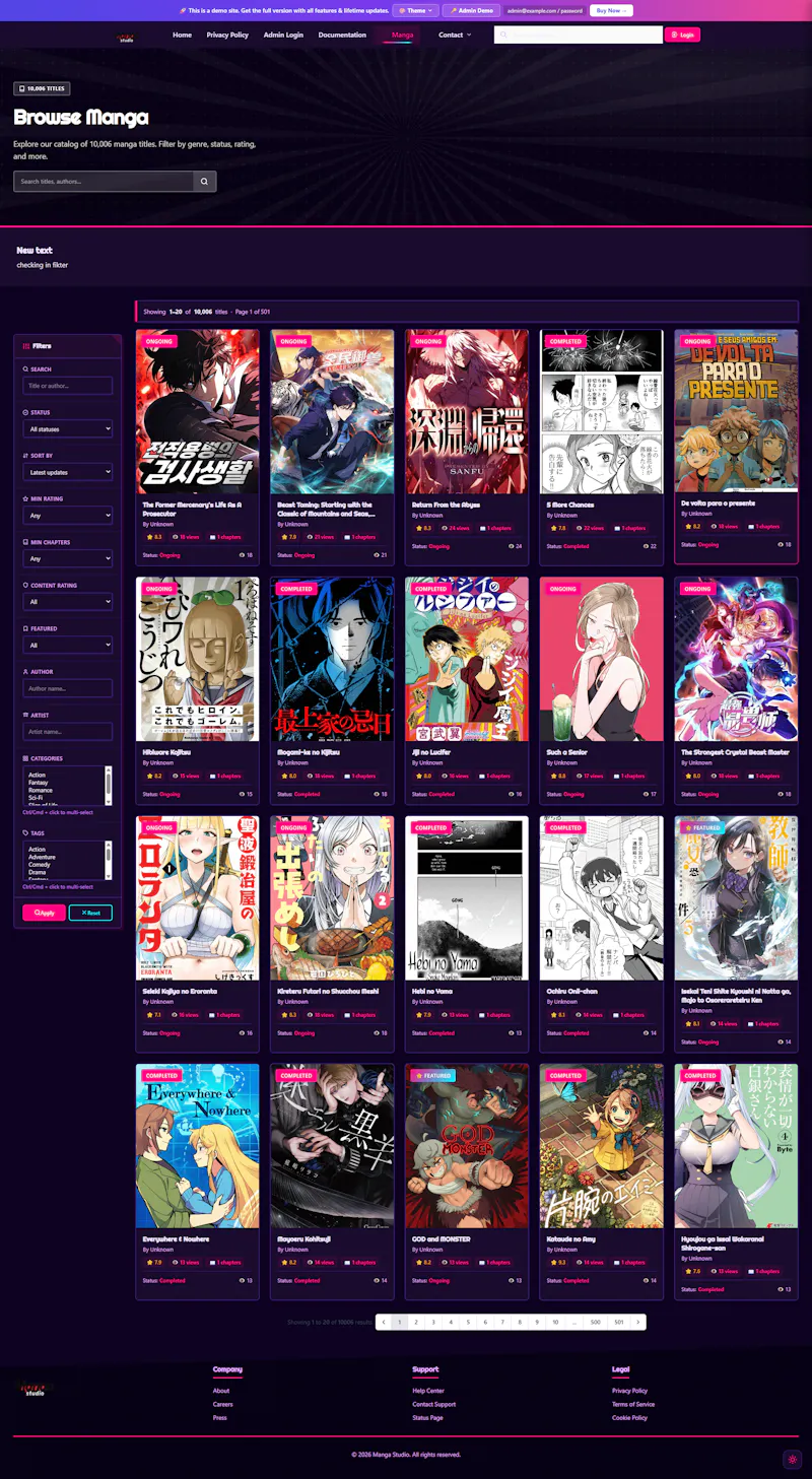 MangaReader Pro screenshot 6