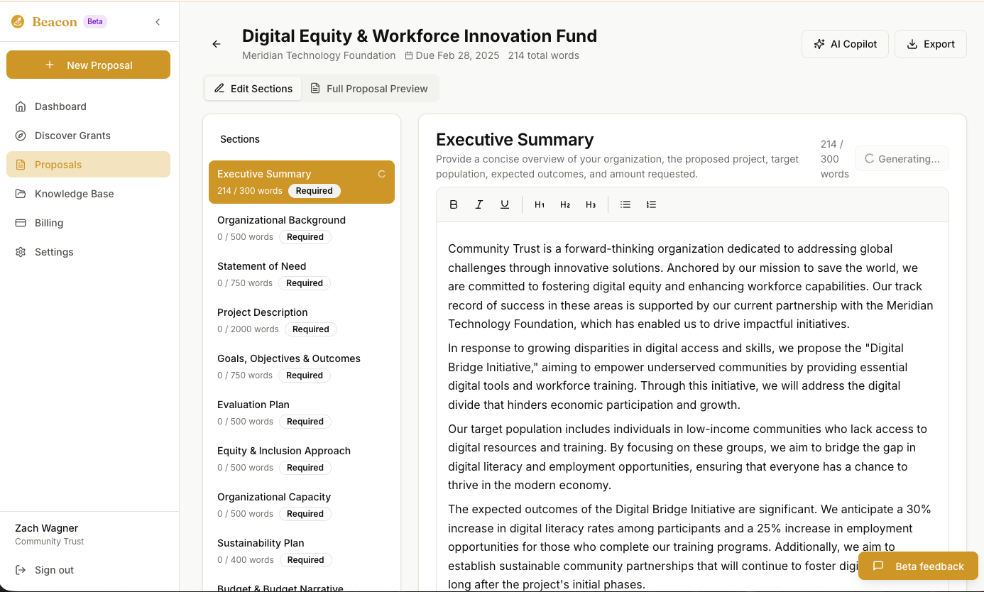 Beacon by BrightWay - Screenshot 5 showing product features and functionality