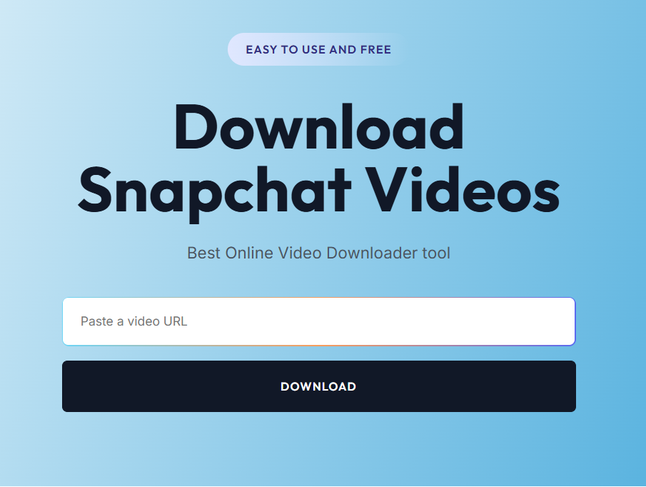 Social Media Video Downloader - Download Snapchat Videos, Stories & Spotlight videos free media 1