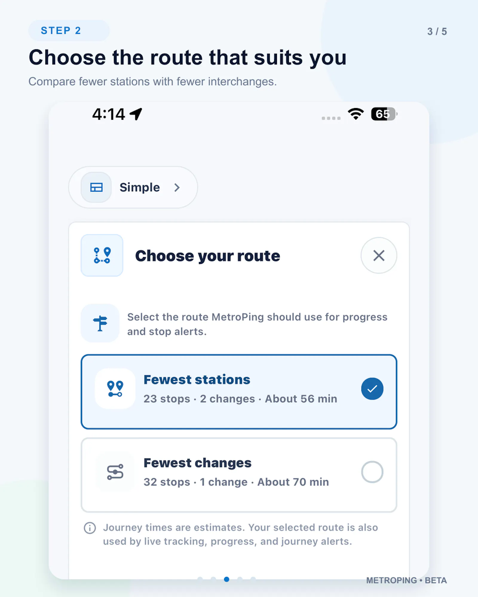 MetroPing screenshot 5