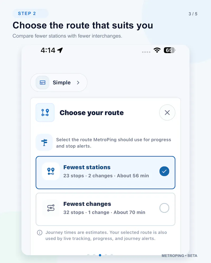 MetroPing screenshot 5