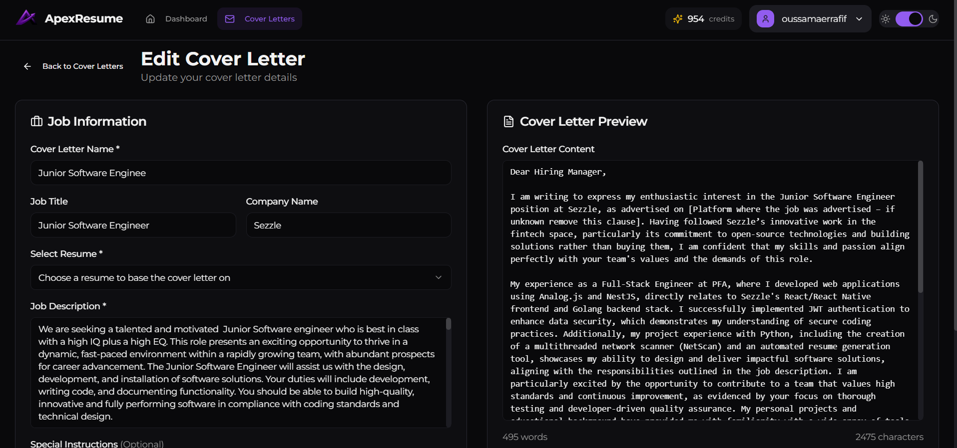 ApexResume gallery image