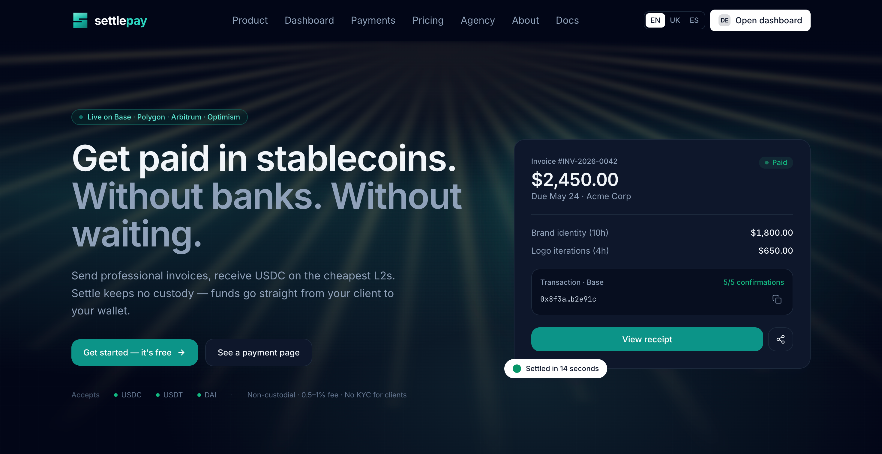 Settlepay gallery image