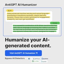 AntiGPT.app AI Text Humanizer gallery image