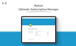 Notion Ultimate Subscription Manager image