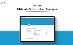 Notion Ultimate Subscription Manager media 2