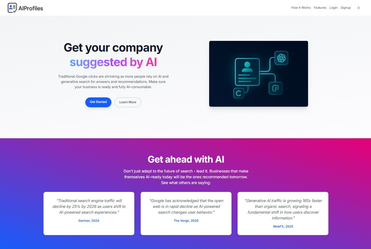 Média Aiprofiles - Être mentionné par l'IA: le schéma instantané Marquage pour les non-techniques 2