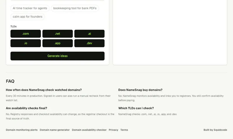 NameSnag screenshot 5