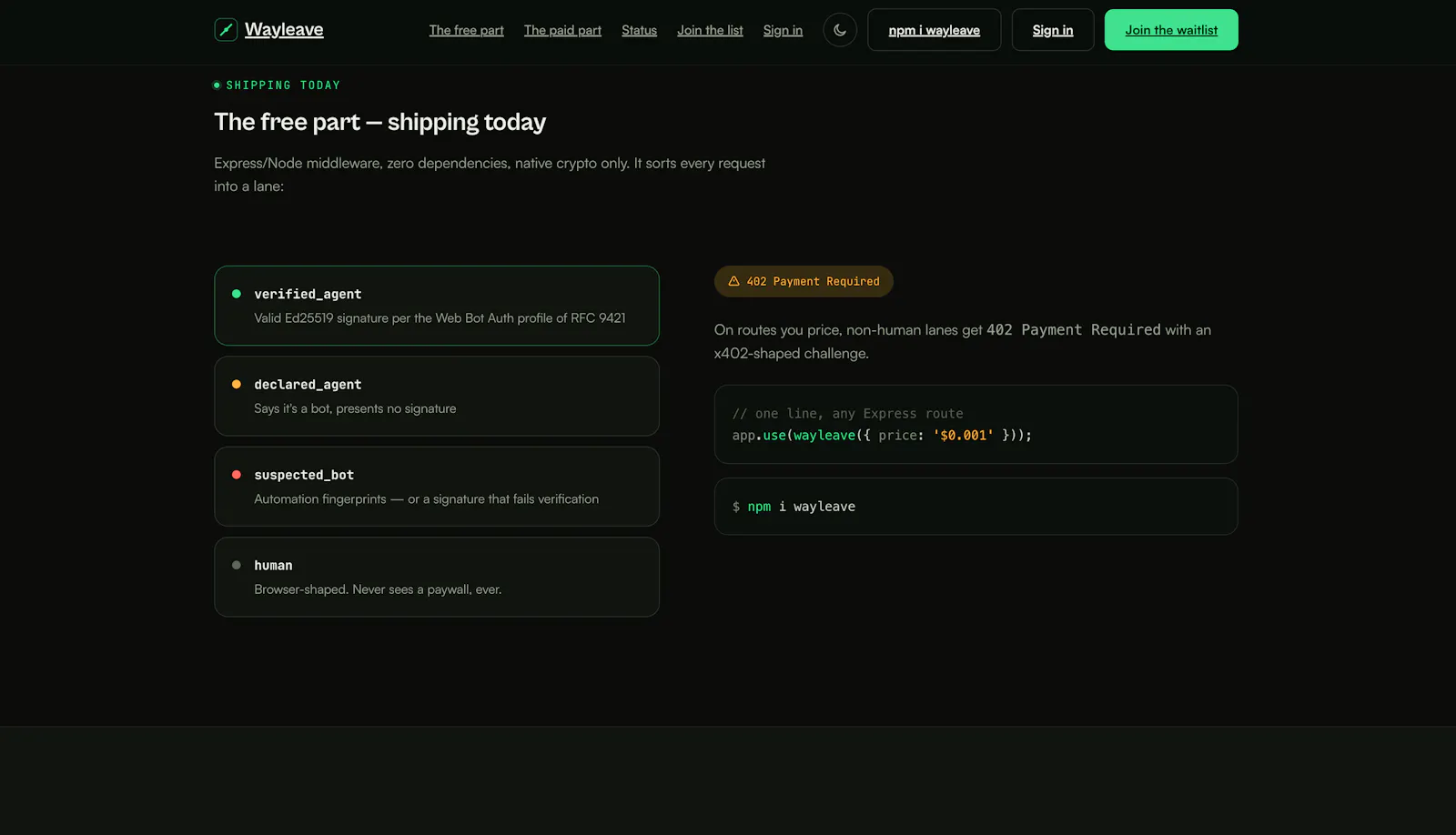 Wayleave.dev screenshot 3