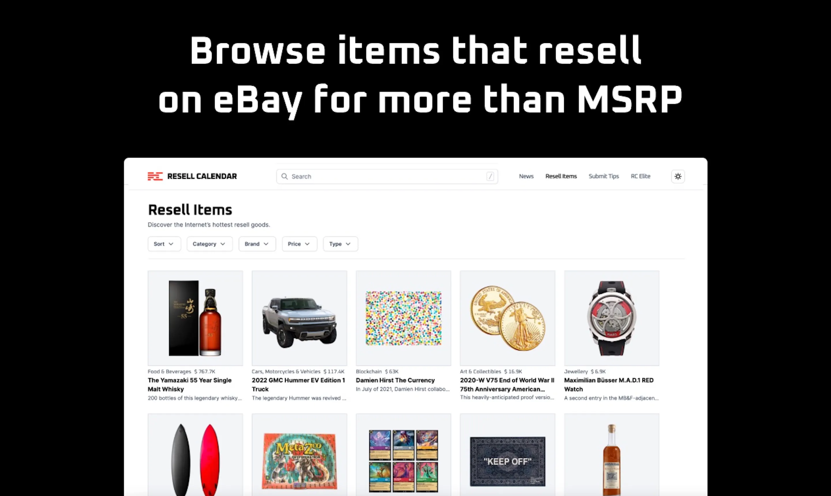 Resell Calendar gallery image