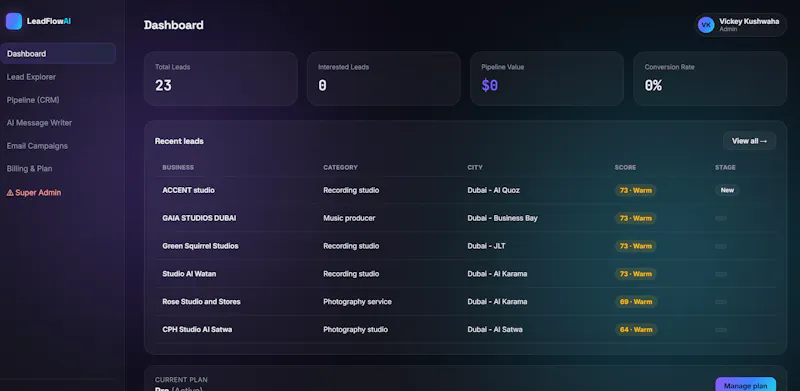 Lead gen Ai screenshot 2