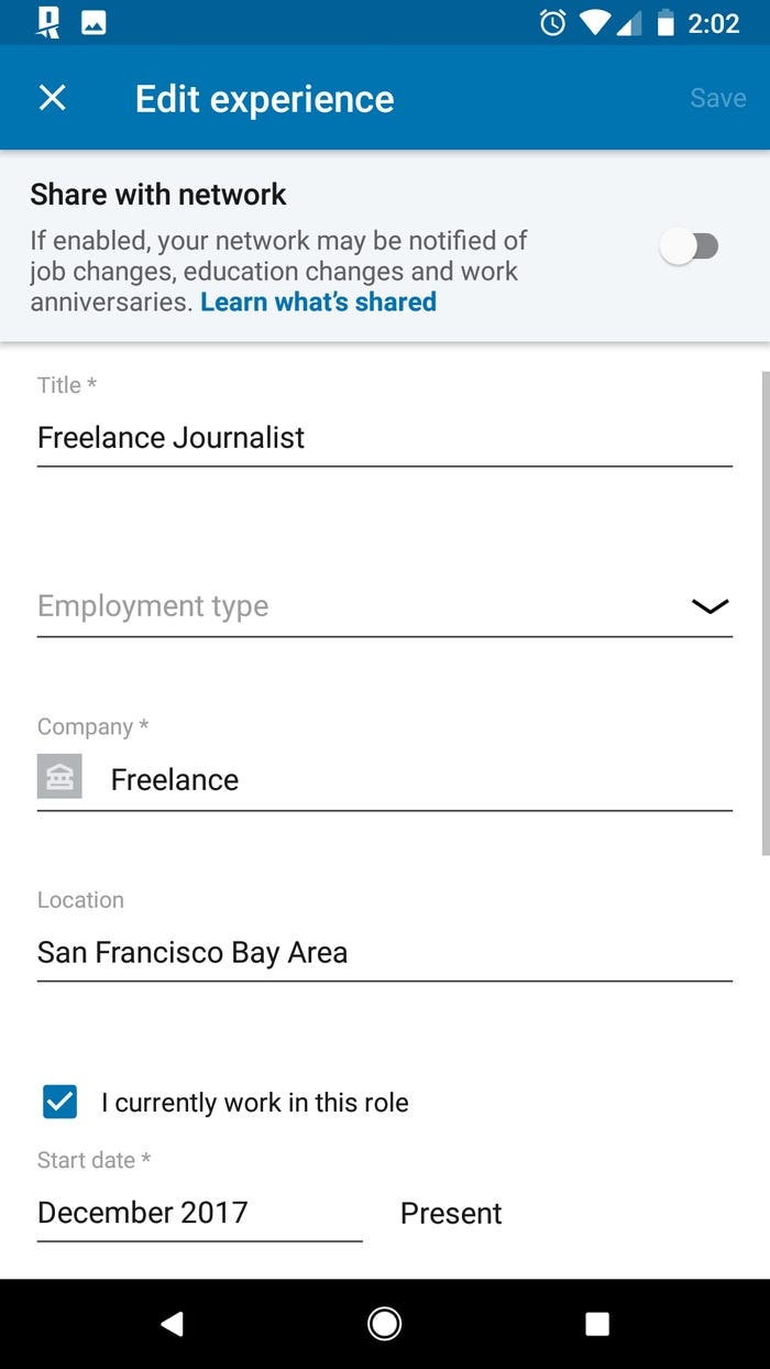 Promotion on Linkedin gallery image